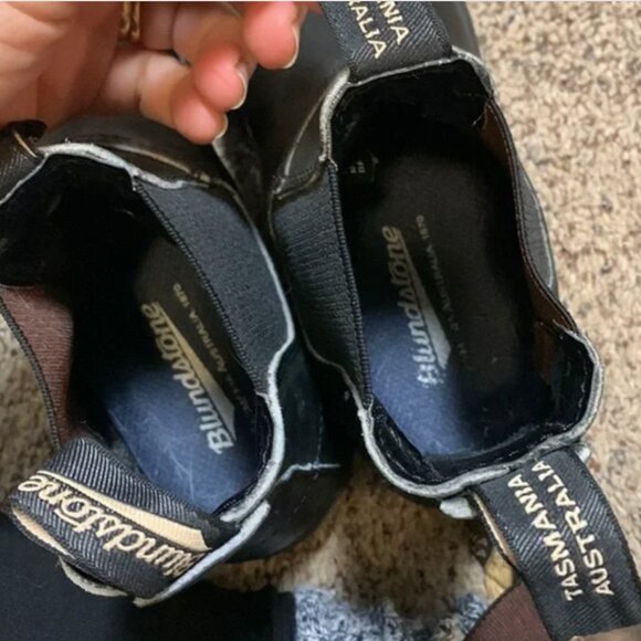 Blundstone Chelsea Boots Black Leather  sz 4 1/2  -(7 1/2 US) - Picture 7 of 11